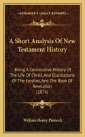 Short Analysis Of New Testament History