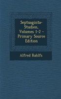 Septuaginta-Studien, Volumes 1-2