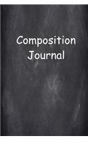 Composition Journal Chalkboard Design: (Notebook, Diary, Blank Book)(Educational Cover Journals Notebooks Diaries)