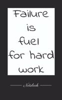 Failure is fuel for hard work