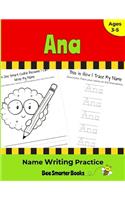 Ana Name Writing Practice