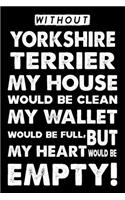 Without Yorkshire terrier My House Would Be Clean