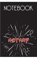 NOTARY Notebook, Simple Design