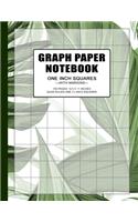 Graph Paper Notebook 1 Inch Squares