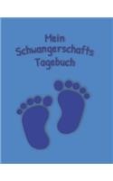 Mein Schwangerschafts Tagebuch: A4 Persönliches Schwangerschaftstagebuch mit Platz für Gedanken, Fotos & Skizzen zum selber Eintragen & Mood Tracker zum Ausfüllen I Für werdende Ma