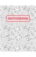 Sketchbook: Large Sketch Book to Draw In. Large Journal Notebook. 100 Blank Pages Perfect for Doodling and Sketching. Creative Birthday Gift. Workbook and Handb
