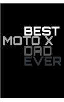 Best Moto X Dad Ever: Hangman Puzzles - Mini Game - Clever Kids - 110 Lined Pages - 6 X 9 In - 15.24 X 22.86 Cm - Single Player - Funny Great Gift