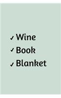 Wine Book Blanket