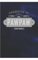 Promoted To Super Quality Pawpaw Est. 2020: Family life Grandpa Dad Men love marriage friendship parenting wedding divorce Memory dating Journal Blank Lined Note Book Gift