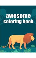 awesome coloring book: Christmas Coloring Pages with Animal, Creative Art Activities for Children, kids and Adults(2 The Super Kids)