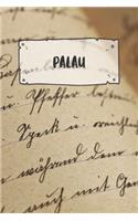 Palau: Ruled Travel Diary Notebook or Journey Journal - Lined Trip Pocketbook for Men and Women with Lines