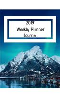 2019' Weekly Planner Journal: Personal Weekly Planner Organizer Journal for (Jan 2019 - Dec. 2019)