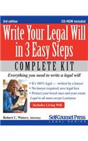 Write Your Legal Will in 3 Easy Steps