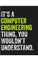 It's a Computer Engineering Thing, You Wouldn't Understand: 5x5 Graph Paper Notebook for Computer Engineering Majors and Graduate Students