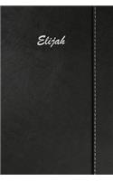 Elijah: Simulated Leather Notebook Journal Diary Sketchbook with Lined Pages