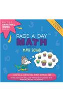 Page a Day Math Subtraction & Counting Book 8: Subtracting 7 from the Numbers 7-17