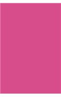 Fuchsia 101 - Lined with Margins Notebook (Narrow)