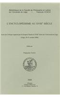 L'Encyclopedisme Au Xviiie Siecle: Actes Du Colloque Organise Par Le Groupe Detude Du Xviiie Siecle de Luniversite de Liege (Liege, 30-31 Octobre 2006