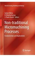 Non-Traditional Micromachining Processes