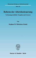 Reform Der Altersbesteuerung