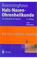 Hals-Nasen-Ohrenheilkunde: Fur Studierende Der Medizin (10., Uber Arb. U. Erg. Aufl.)