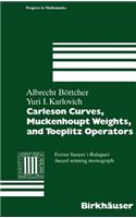 Carleson Curves, Muckenhoupt Weights, and Toeplitz Operators