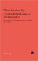 Transzendentalphilosophie und Spekulation