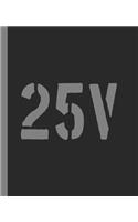 25v
