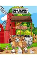 Farm Animals Coloring Book