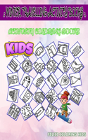 Winter Travelling Activity Books: Coloring For Age 2 35 Image Quizzes Words Activity And Coloring Book Christmas Tree, Ice Skates, Ice Skates, Yatch, Car, Yatch, Raincoat, Food