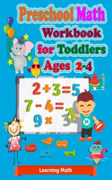 Preschool Math Workbook for Toddlers Ages 2-4