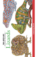Lizards Coloring Book: (Animal Sketches)
