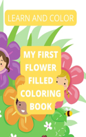 My First Flower Filled Coloring Book