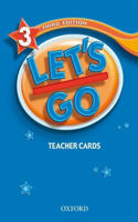 Let's Go: 3: Teacher Cards: (Let's Go)