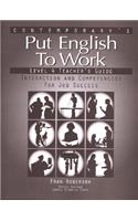 Put English to Work - Level 4 (High Intermediate) - Teacher's Guide