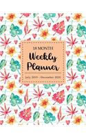 18 Month Weekly Planner: June 2019 - December 2020 Schedule Organizer Agenda Calendar Planner Personal Journal Student Daily Planner