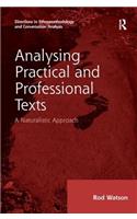 Analysing Practical and Professional Texts