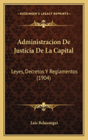 Administracion de Justicia de La Capital