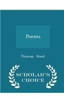 Poems - Scholar's Choice Edition: (English)
