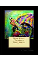 Giant Surreal Tortoise Lined Journal: (Fine Art Rainbow Journals Soli Deo Gloria)
