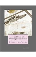 Power of Marriage Documents