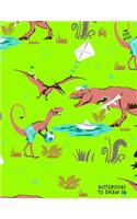 Notebooks To Draw In For Boys: Blank Doodle Draw Sketch Books
