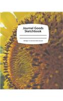 Journal Goods Sketchbook - Bee Sunflower