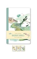 Imaginary Animals Set of 3 Blank Notebooks