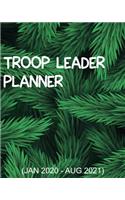 Troop Leader Planner: Green January 2020 - August 2021, A Complete Organizer Planner