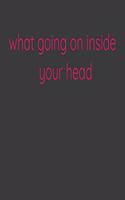 what going on inside your head: linedbook