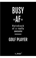 Notebook for Golf Players / Golf Player