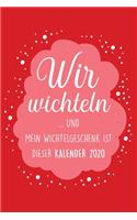 Wir wichteln ...und mein Wichtelgeschenk ist dieser Kalender 2020 - Wochenkalender