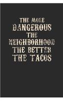 The Better The Tacos: Tacos, Dotted Bullet (6 x 9 - 120 pages) Snack Themed Notebook for Daily Journal, Diary, and Gift