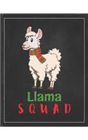 Llama Squad: Cute Alpaca Gifts Llama Llama Books for Kids Gratitude Kids Journal Write & Draw Children Diary